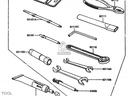 TOOL - ZX1100A3 1985 EUROPE UK FR GR IT NR ST