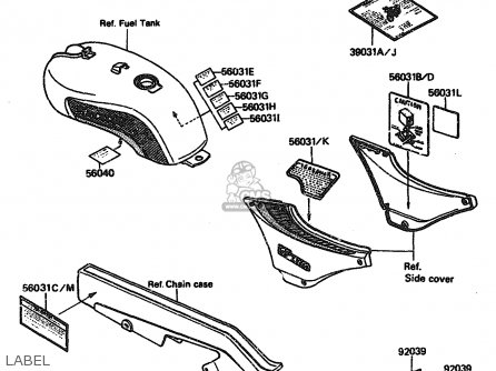 LABEL - ZX1100A3 1985 EUROPE UK FR GR IT NR ST