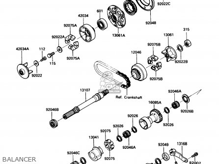BALANCER - ZX1100C1 ZX11 1990 USA CALIFORNIA CANADA