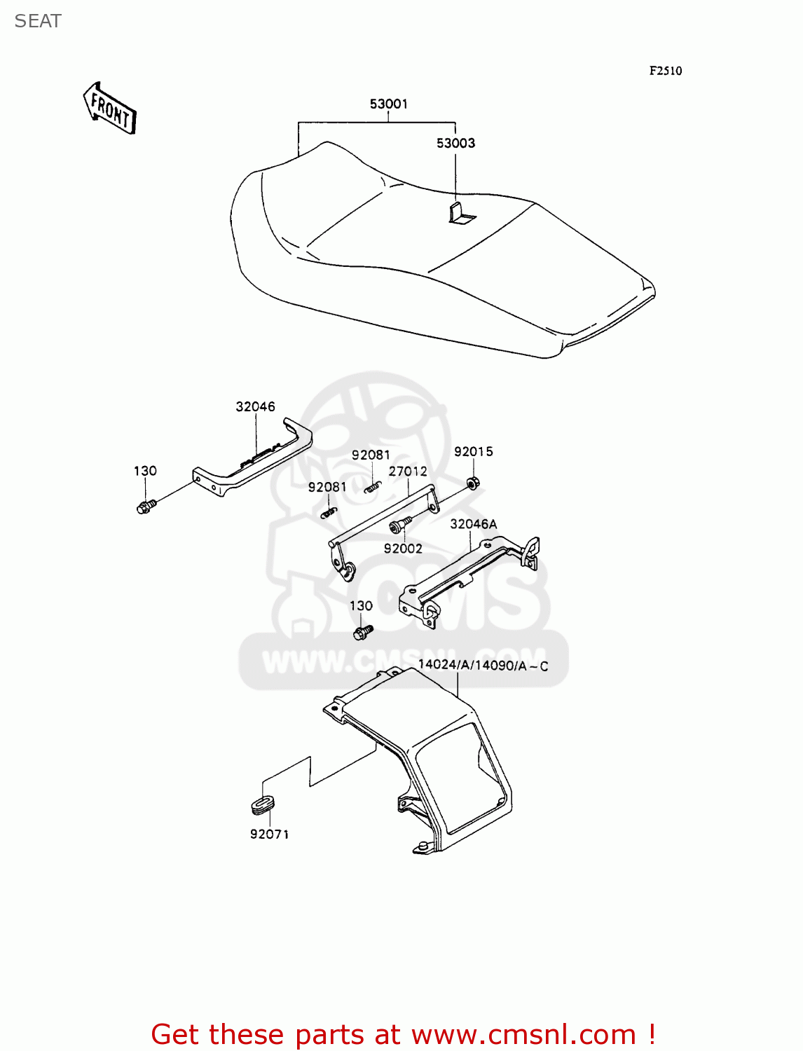 SEAT ZX1100C1 ZZR1100 1990 EUROPE UK FR FG GR IT NR SD SP ST