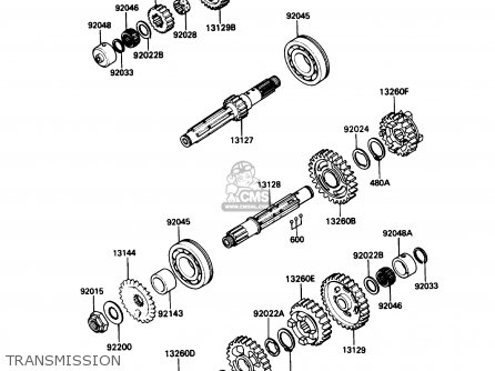 TRANSMISSION - ZX1100C2 ZX11 1991 USA CALIFORNIA CANADA