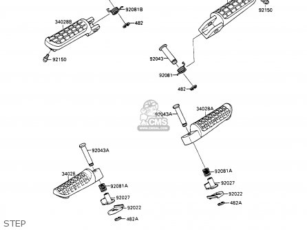 STEP - ZX1100C2 ZZR1100 1991 EUROPE UK FR FG GR IT NR SD SP ST