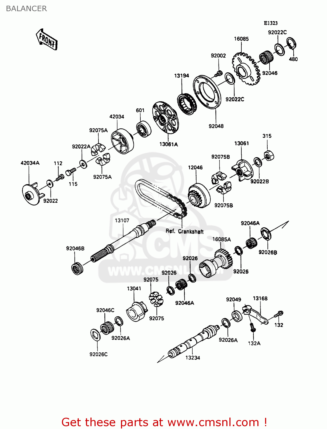 BALANCER ZX1100C2A ZZR1100 1991 UNITED KINGDOM FG