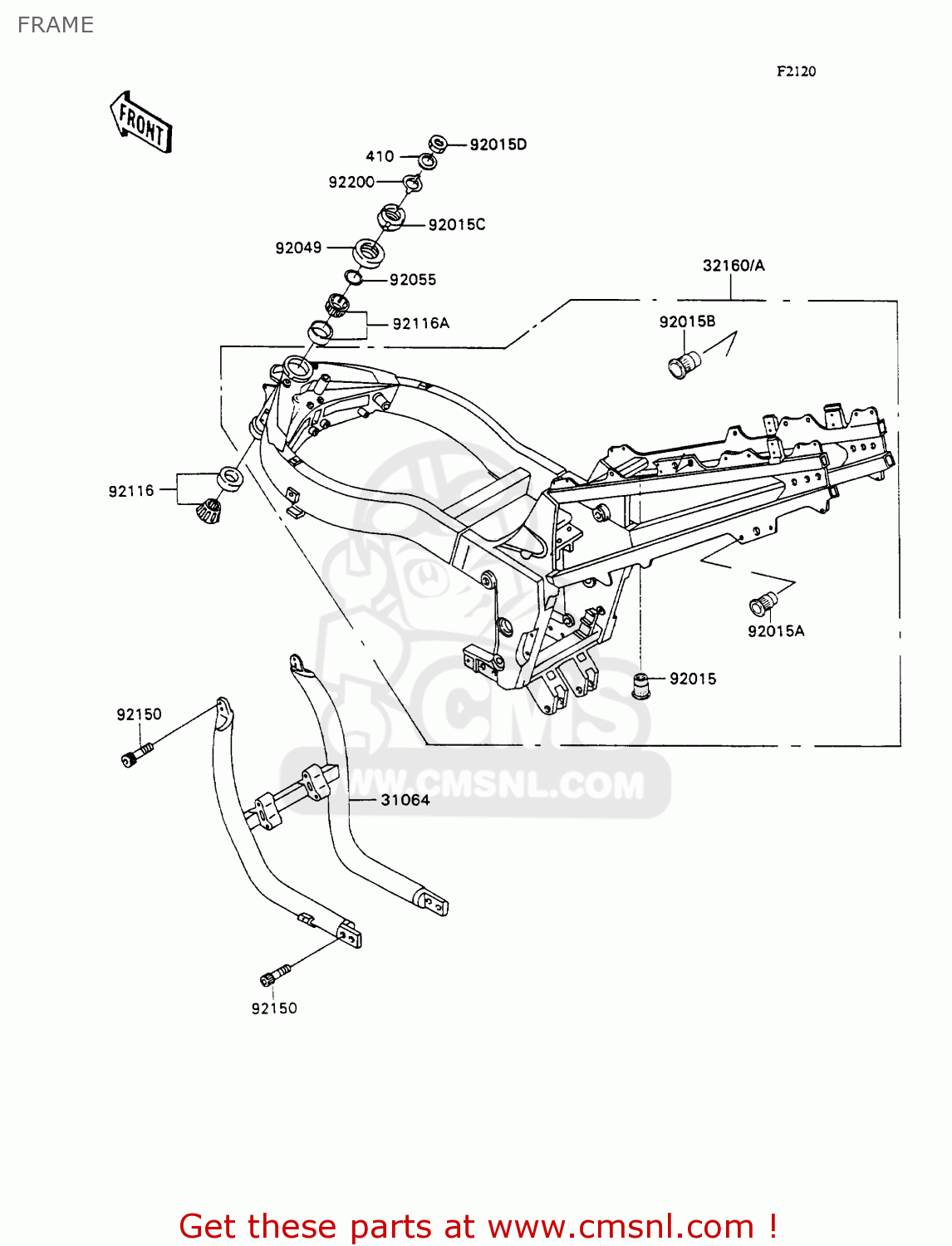 FRAME ZX1100C2A ZZR1100 1991 UNITED KINGDOM FG
