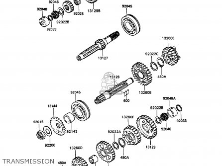 TRANSMISSION - ZX1100C2A ZZR1100 1991 UNITED KINGDOM FG