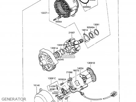 GENERATOR - ZX1100C2A ZZR1100 1991 UNITED KINGDOM FG