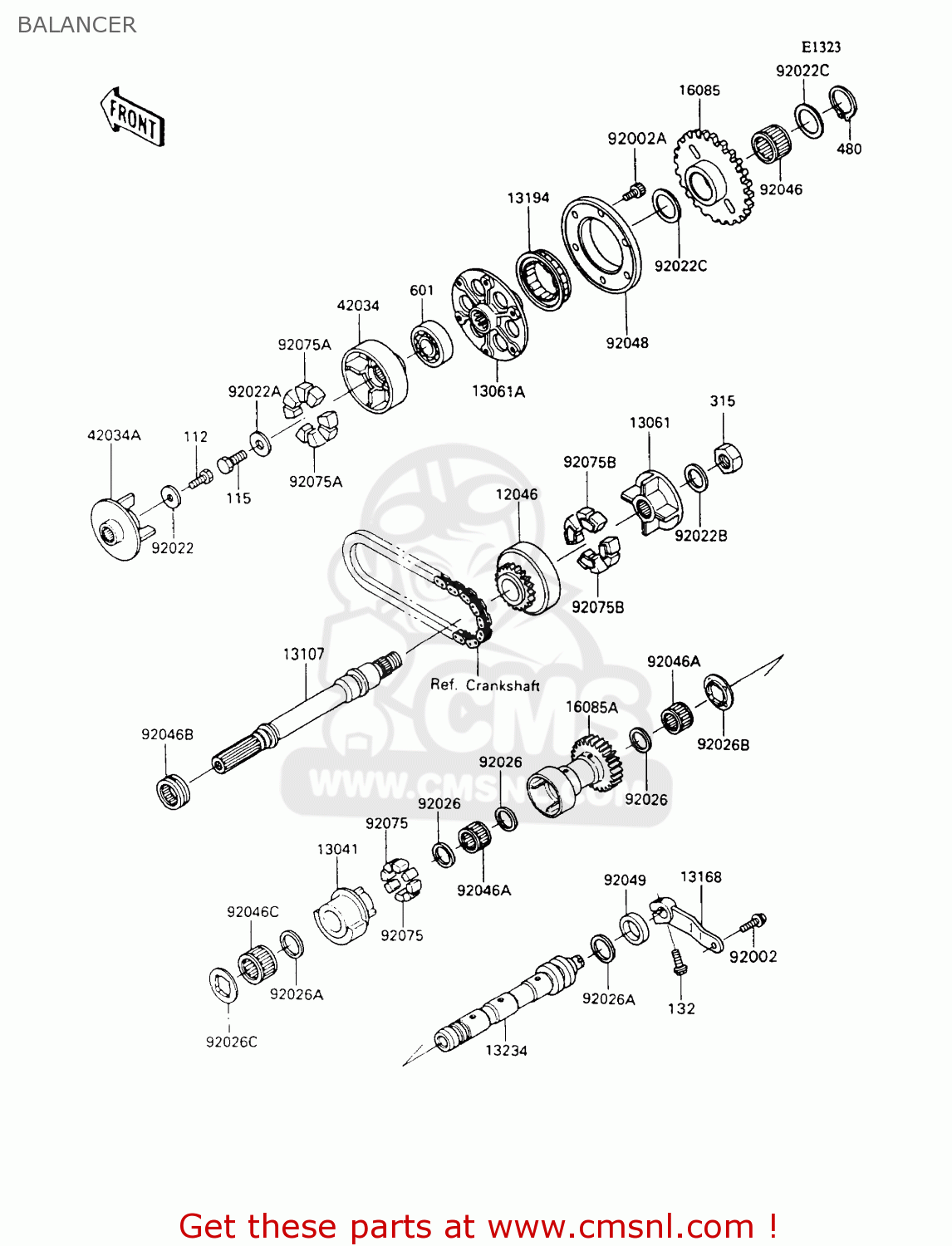 BALANCER ZX1100C3 ZZR1100 1992 EUROPE UK FR AR FG GR IT NR SD SP ST