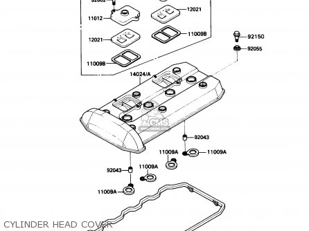 CYLINDER HEAD COVER - ZX1100C4 ZX11 1993 USA CALIFORNIA CANADA