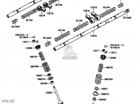 VALVE - ZX1100C4 ZX11 1993 USA CALIFORNIA CANADA