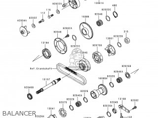 BALANCER - ZX1100D2 NINJAZX11 1994 USA CALIFORNIA CANADA