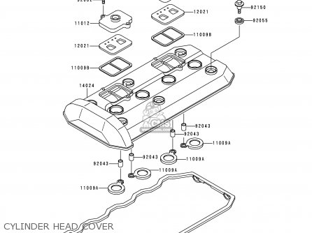CYLINDER HEAD COVER - ZX1100D3 NINJAZX11 1995 USA CALIFORNIA CANADA