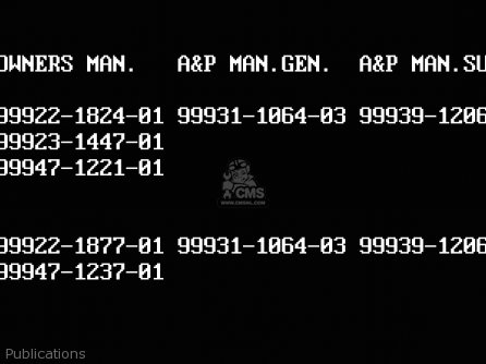 Publications - ZX1100D5 ZZR1100 1997 EUROPE UK FR NL AR FG GR IT NR SD SP ST