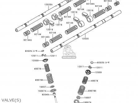 VALVE(S) - ZX1100D6 NINJAZX11 1998 USA CALIFORNIA CANADA