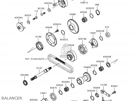 BALANCER - ZX1100D6 NINJAZX11 1998 USA CALIFORNIA CANADA