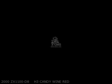 2000 ZX1100-D8    H3 CANDY WINE RED - ZX1100D7 NINJAZX11 1999 USA CALIFORNIA CANADA