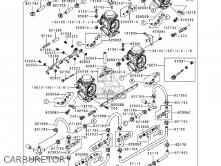 CARBURETOR - ZX1100D7 ZZR1100 1999 EUROPE UK FR NL GR IT NR SP ST