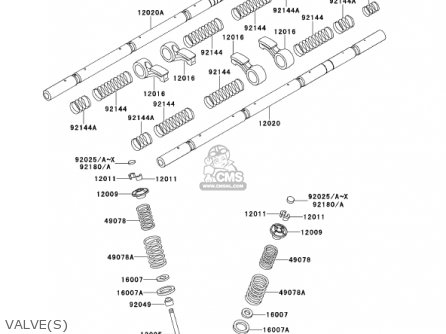 VALVE(S) - ZX1100D9 NINJAZX11 2001 USA CALIFORNIA