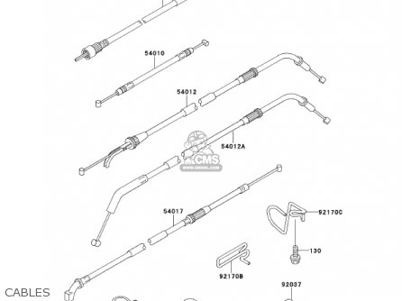 CABLES - ZX1100D9 NINJAZX11 2001 USA CALIFORNIA