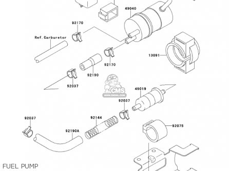 FUEL PUMP - ZX1100D9 NINJAZX11 2001 USA CALIFORNIA