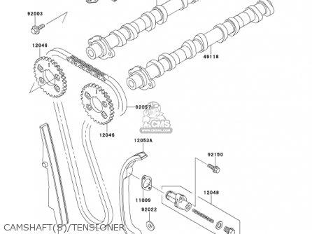 CAMSHAFT(S)/TENSIONER - ZX1100D9 NINJAZX11 2001 USA CALIFORNIA