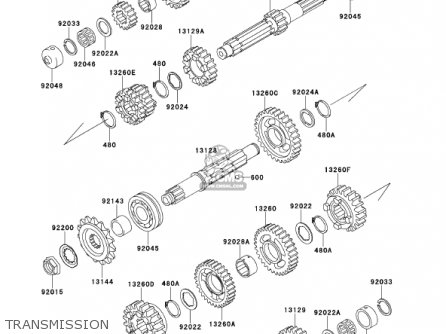 TRANSMISSION - ZX1100D9 NINJAZX11 2001 USA CALIFORNIA
