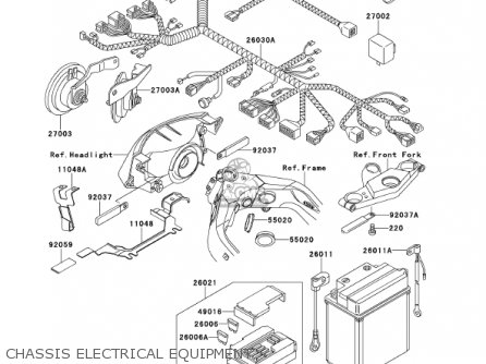 CHASSIS ELECTRICAL EQUIPMENT - ZX1100D9 NINJAZX11 2001 USA CALIFORNIA