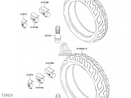 TIRES - ZX1100D9 NINJAZX11 2001 USA CALIFORNIA