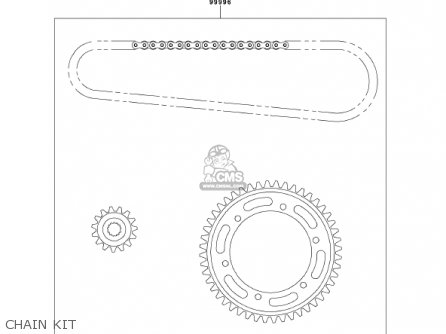 CHAIN KIT - ZX1100D9 NINJAZX11 2001 USA CALIFORNIA