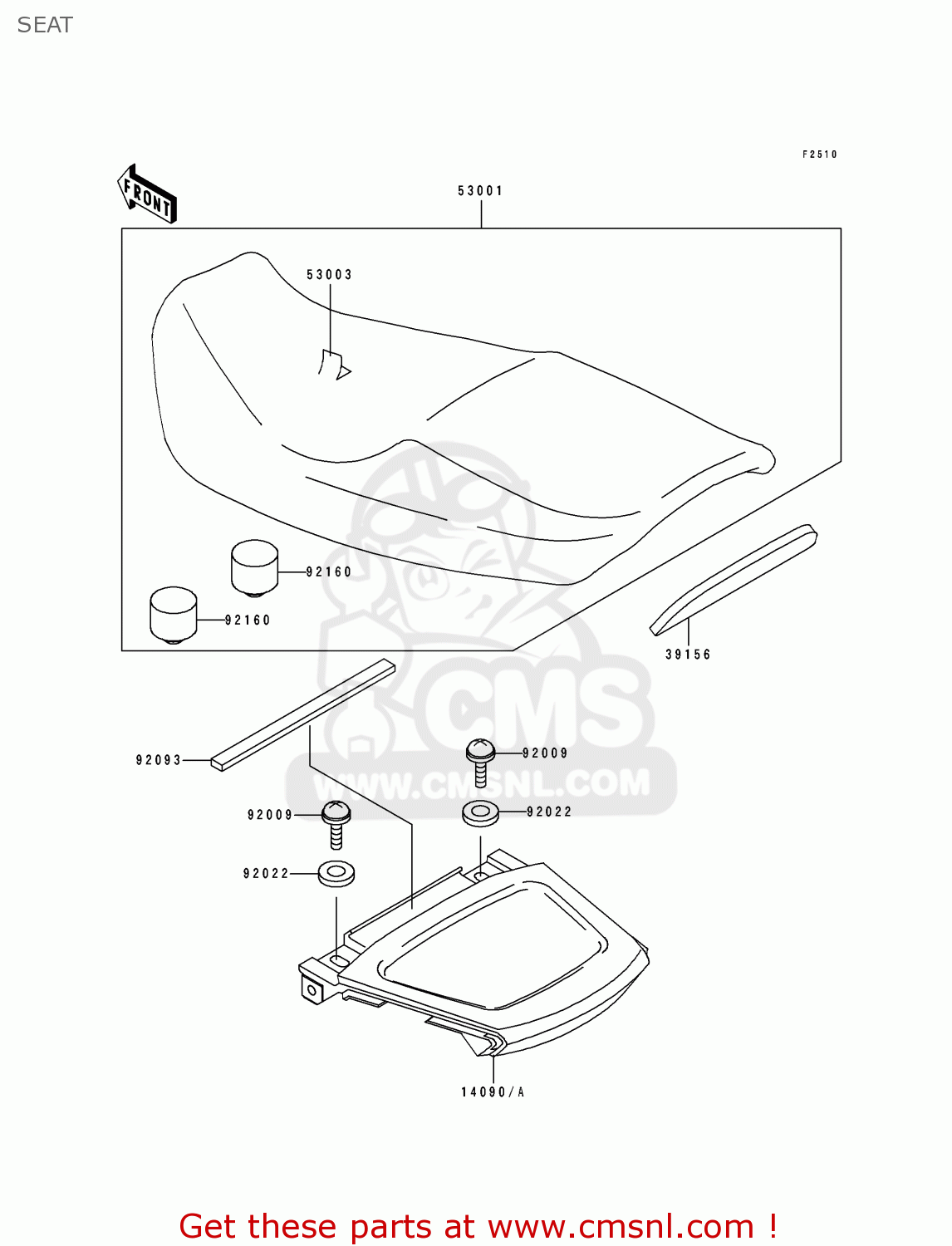SEAT ZX1100E2 GPZ1100 1996 USA CALIFORNIA CANADA