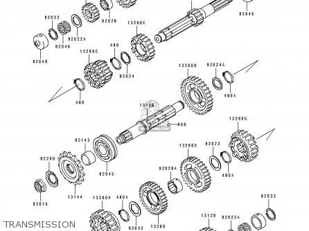 TRANSMISSION - ZX1100E3 GPZ1100 1997 CANADA