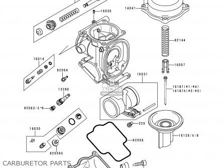 CARBURETOR PARTS - ZX1100G2 ZZR1100 1998 FG