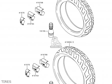 TIRES - ZX1100G2 ZZR1100 1998 FG