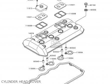 CYLINDER HEAD COVER - ZX1100G3 ZZR1100 1999 FG