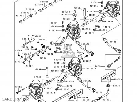 CARBURETOR - ZX1100G3 ZZR1100 1999 FG