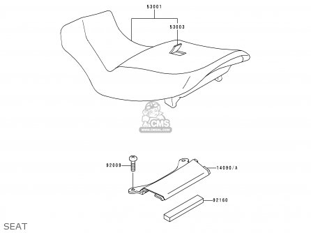 SEAT - ZX1100G3 ZZR1100 1999 FG