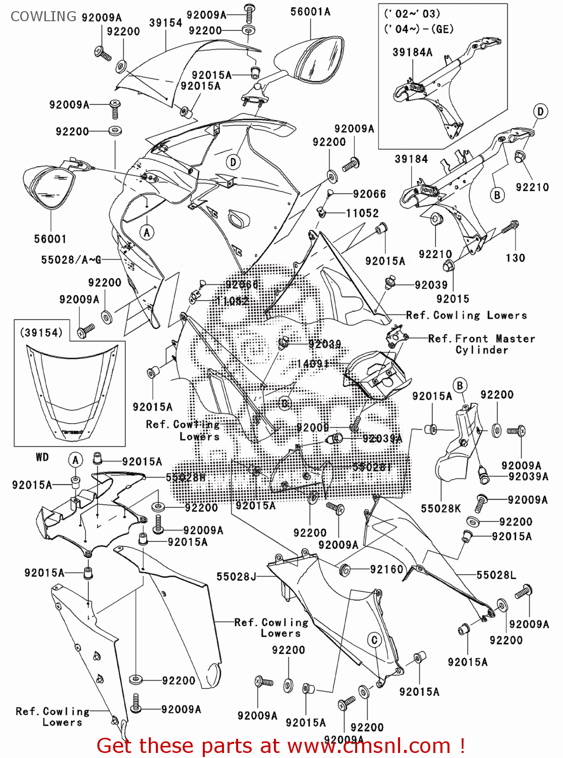 Kawasaki Ninja ZX12R Oil Change Kit Corps Dinjection OEM Pour