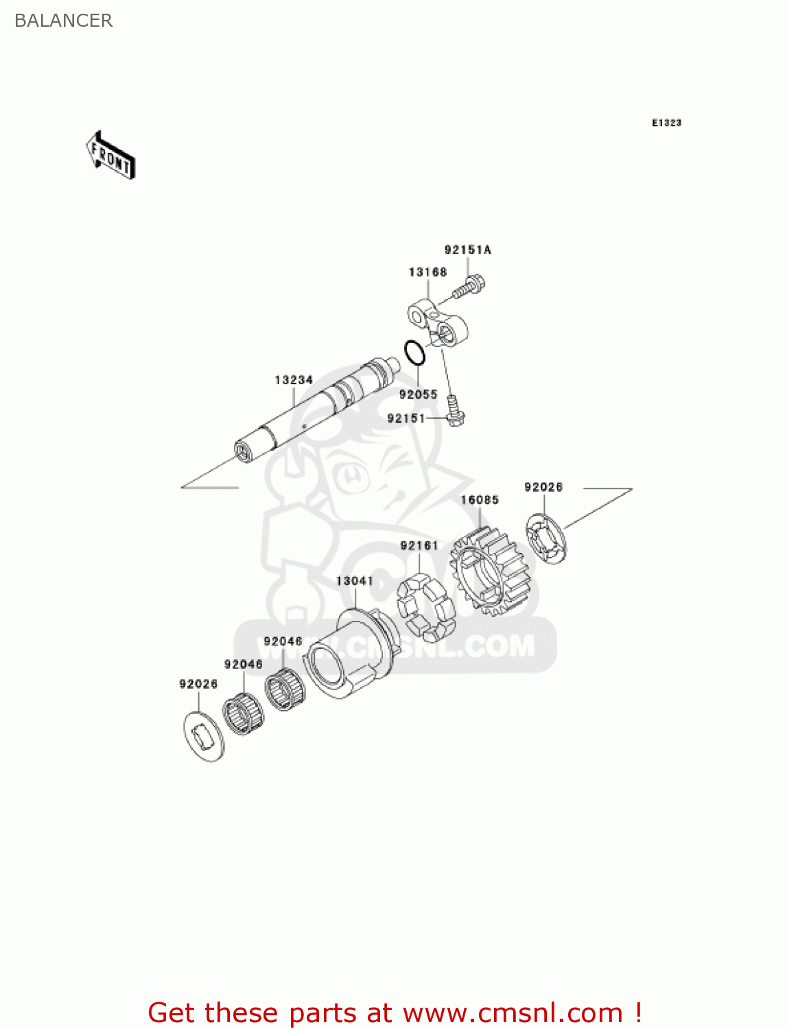 BALANCER ZX1200A1 ZX12R 2000 USA CALIFORNIA CANADA