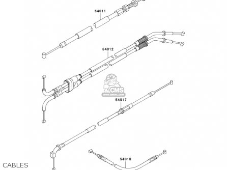 CABLES - ZX1200A2 ZX12R 2001 USA CALIFORNIA CANADA