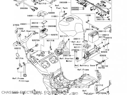 CHASSIS ELECTRICAL EQUIPMENT - ZX1200A2 ZX12R 2001 USA CALIFORNIA CANADA