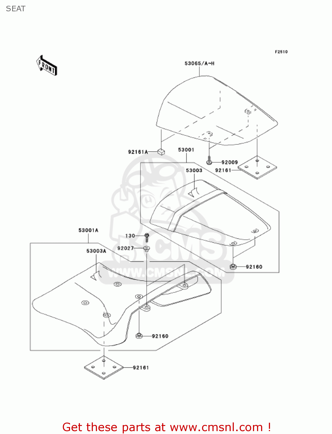 SEAT ZX1200B1 ZX12R 2002 USA CALIFORNIA CANADA
