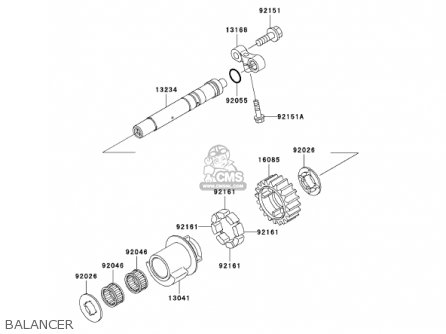 BALANCER - ZX1200B1 ZX12R 2002 USA CALIFORNIA CANADA