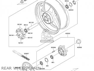 Kawasaki ZX1200B2 ZX12R 2003 USA CALIFORNIA CANADA parts
