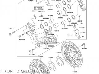 FRONT BRAKE (B1/B2) - ZX1200B2 ZX12R 2003 USA CALIFORNIA CANADA