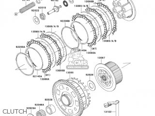 CLUTCH - ZX1200B2 ZX12R 2003 USA CALIFORNIA CANADA