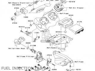 FUEL INJECTION (B3/B4) - ZX1200B4 ZX12R 2005 USA CALIFORNIA CANADA