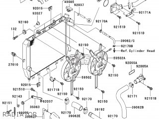 てるページ Radiator Kawasaki NINJA ZX-10R 2009