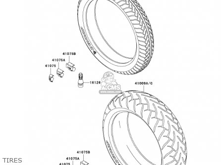 TIRES - ZX1200C1 ZZR1200 2002 USA CALIFORNIA CANADA
