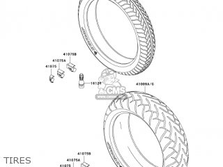 TIRES - ZX1200C3 ZZR1200 2004 USA CALIFORNIA CANADA