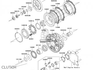 CLUTCH - ZX1200C3 ZZR1200 2004 USA CALIFORNIA CANADA