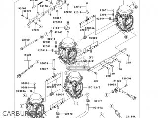 CARBURETOR - ZX1200C3 ZZR1200 2004 USA CALIFORNIA CANADA